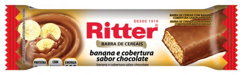 CAIXA CEREAL RITTER BANANA COM CHOCOLATE 24X25G